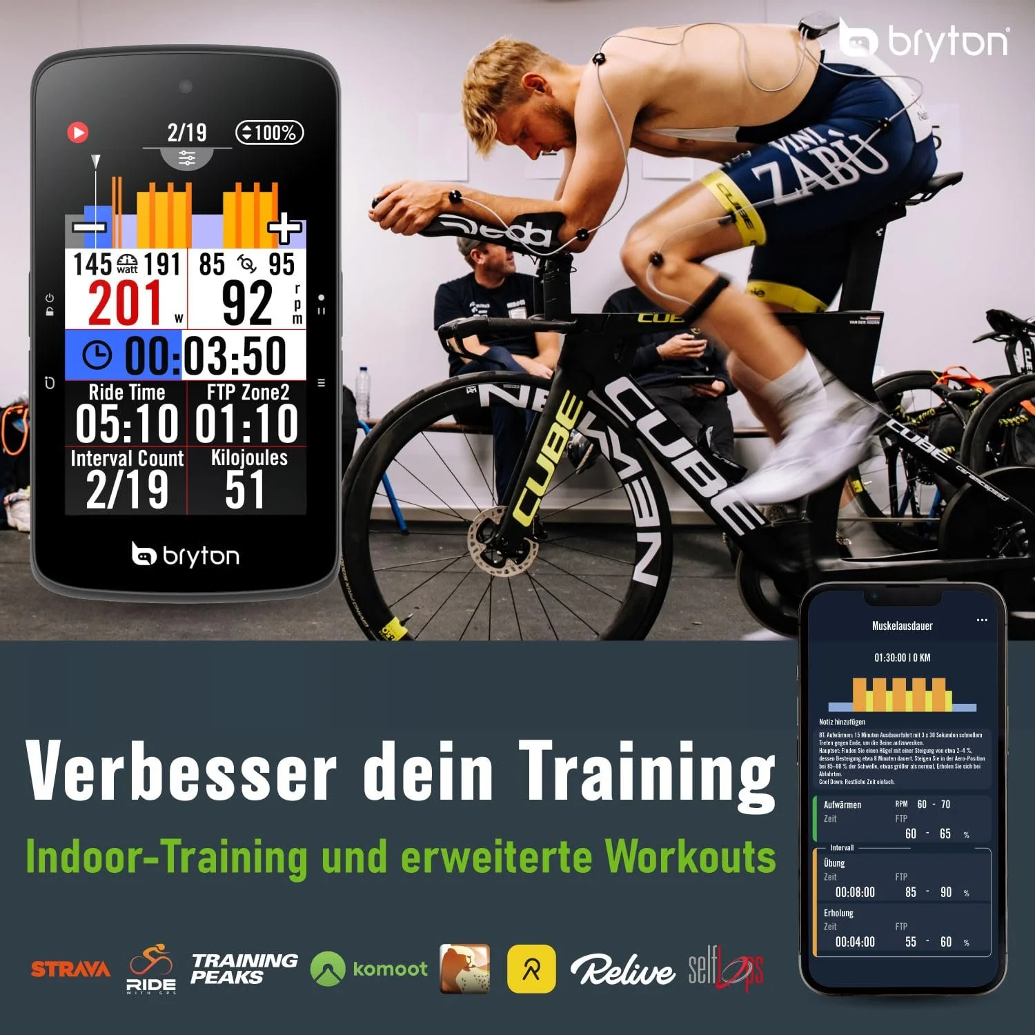 Велокомпьютер Bryton Rider S800 E GPS 3.4" Цветной, фото №3