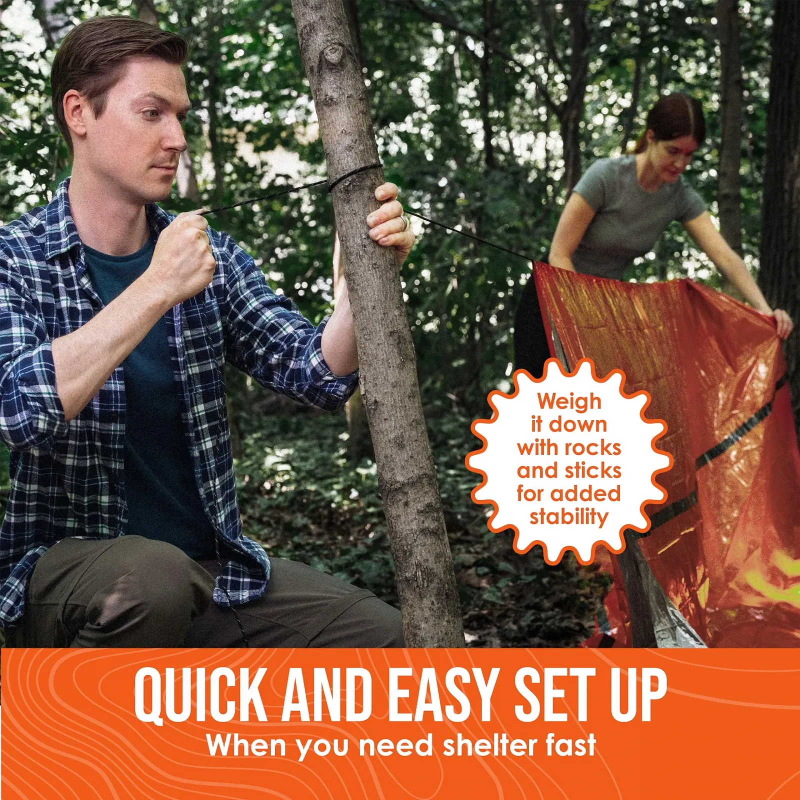 Аварійний чохол для виживання Go Time Gear Life Tent, фото №6