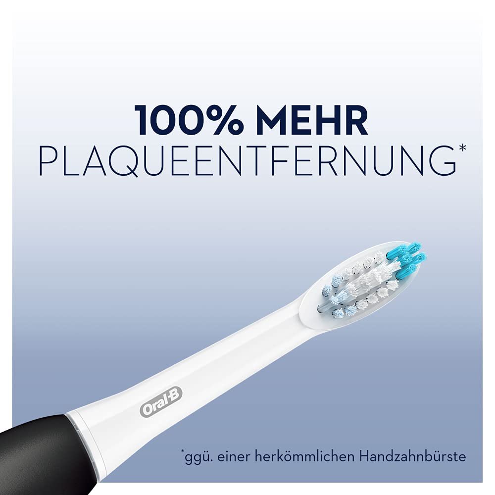 Зубна щітка електрична звукова Oral-B Pulsonic Slim Clean 2000, чорна та змінні насадки для зубної щітки Pulsonic Sensitive, 4 шт, насадка для зубної щітки Oral-B Sonic, фото №3