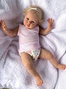 Кукла Zero pam Reborn Baby Girl Baby Doll 60 см Blue Eyes synthetic.ua - Фото 1