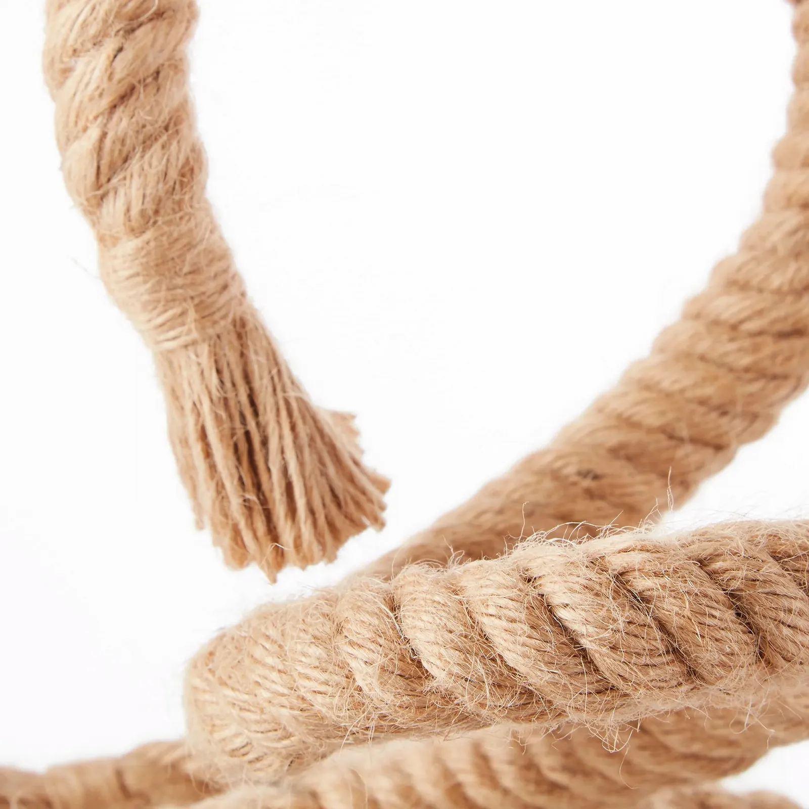 Настольная лампа Lightbox канат текстиль 40 см E27 40 Вт бежевая/белая, фото №4