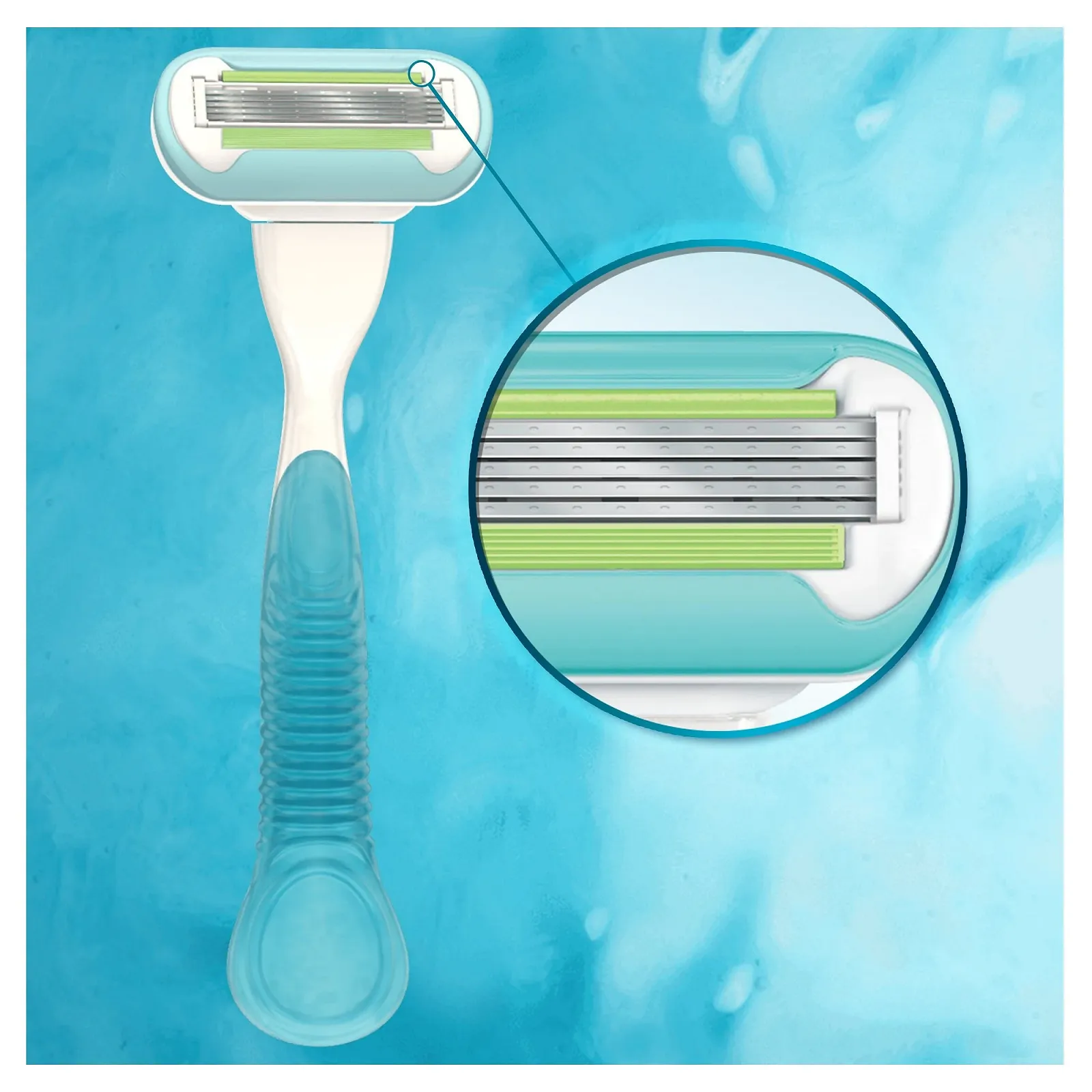 Сменные кассеты Gillette Venus Embrace 5 лезвий, фото №5