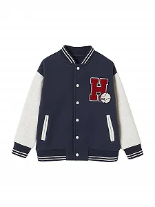 Куртка-світшот у стилі коледжу для хлопчиків Vertbaudet - Фото 1