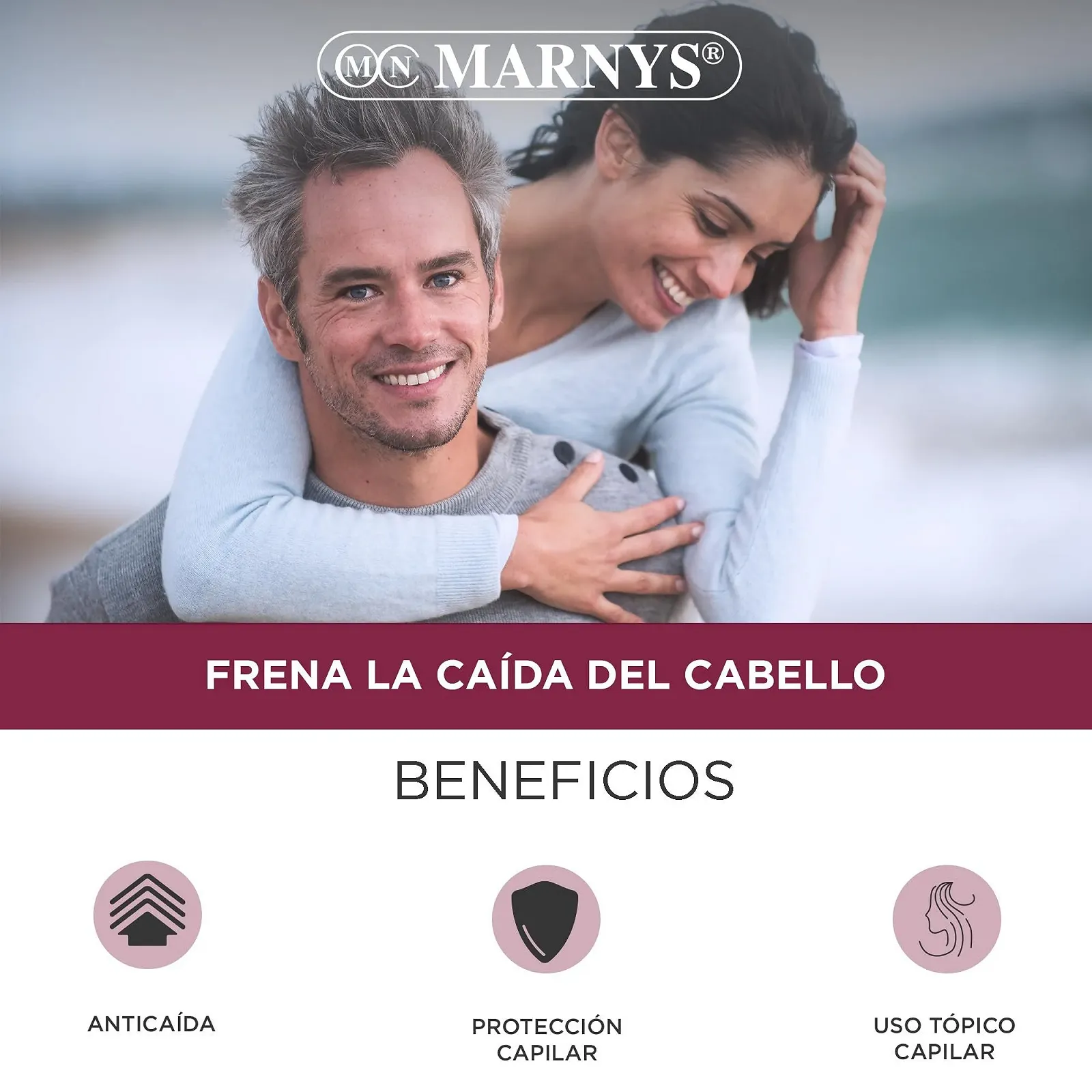 Лосьйон Marnys Capilmar проти випадіння волосся з рослинними стовбуровими клітинами, фото №2 Лосьйон Marnys Capilmar проти випадіння волосся з рослинними стовбуровими клітинами, фото №2