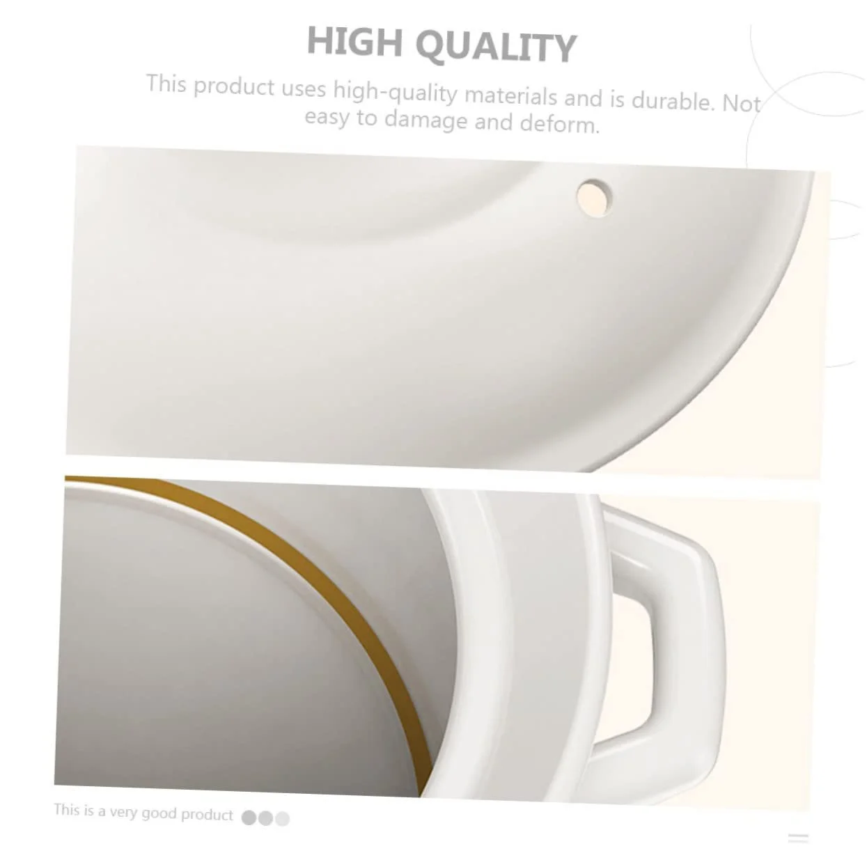 Кастрюля для супа керамическая 2 л термостойкая с крышкой для азиатской кухни, фото №3