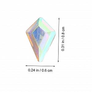 Стрази для нігтів Healeved, блискучі, для дизайну нігтів своїми руками, довговічні прикраси synthetic.ua - Фото 1