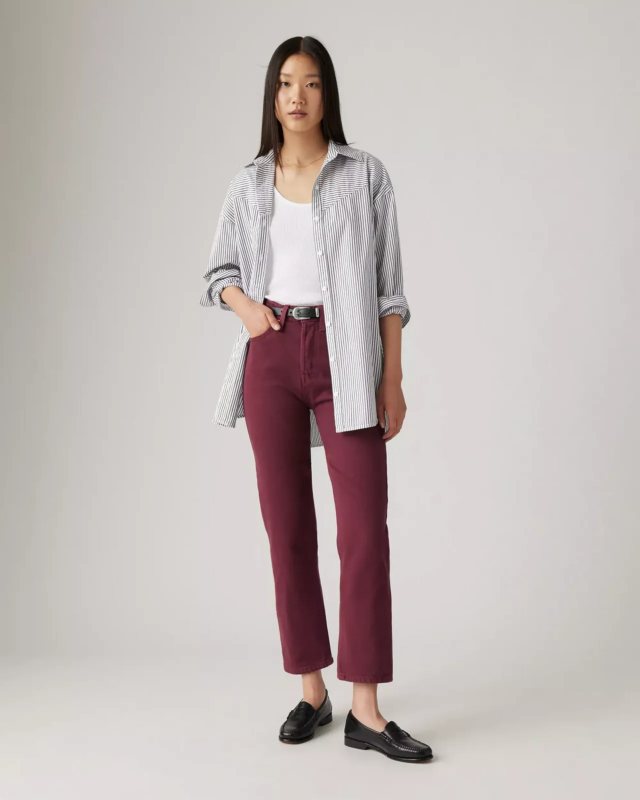 Женские джинсы Levis - 501 Crop Dusty Windsor Wine - Womens - 29, фото №2 Женские джинсы Levis - 501 Crop Dusty Windsor Wine - Womens - 29, фото №2