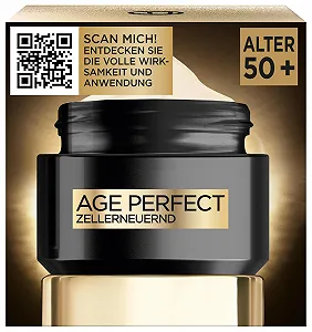 Антивіковий крем для обличчя L'Oréal Paris Age Perfect Cell Renaissance SPF 15 Чорний трюфель та чорний чай 50 мл synthetic.ua - Фото 1