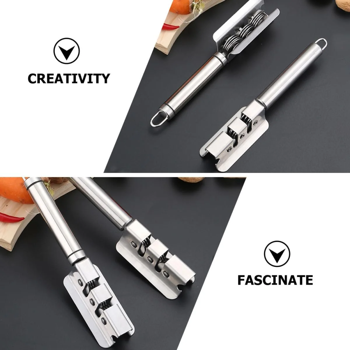 Точилка для ножниц и ножей Veemoon настольная из нержавеющей стали эргономичная с нескользящим основанием, фото №7