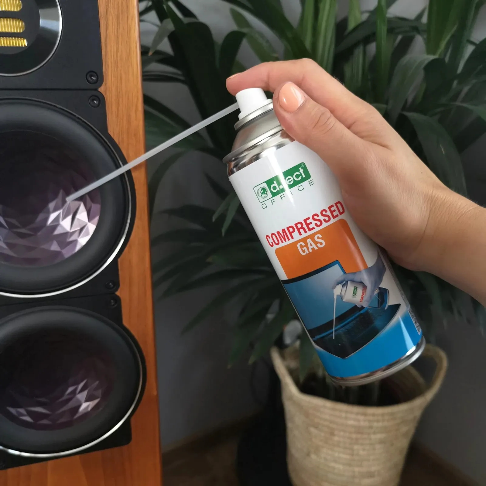 Стиснене повітря D.Rect 110502 400 мл 4 шт., фото №6