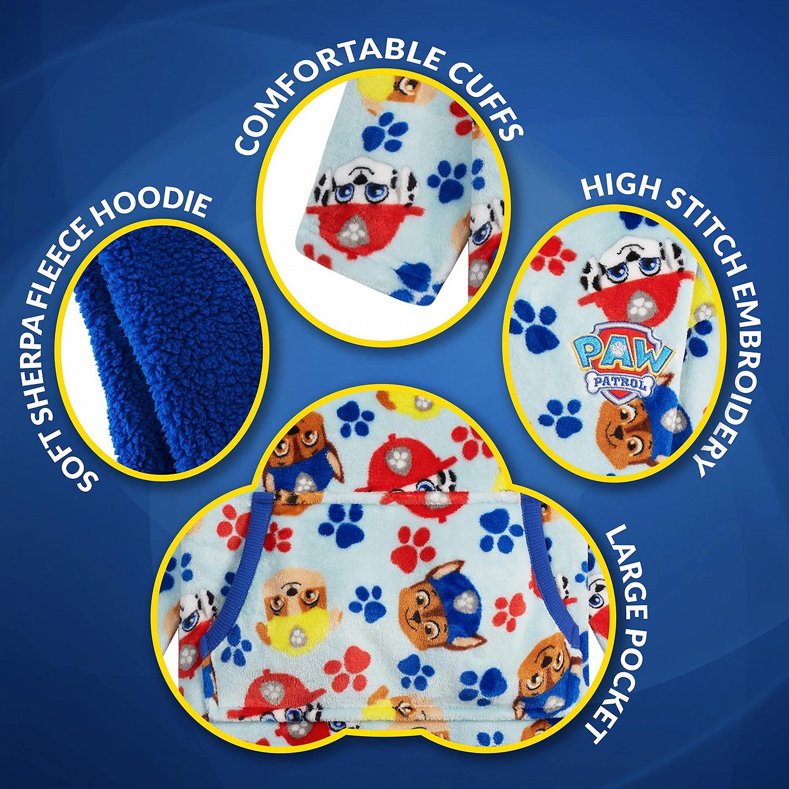 Худі Paw Patrol, дитяче, оверсайз, ковдра-худі для хлопчиків та дівчаток, фото №4