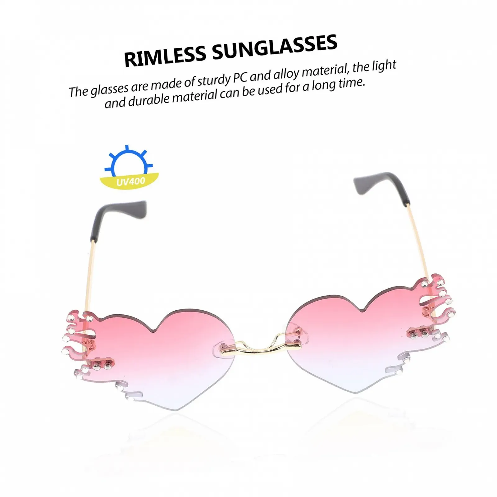 Солнцезащитные очки PACKOVE Без оправы 3 пары, фото №2