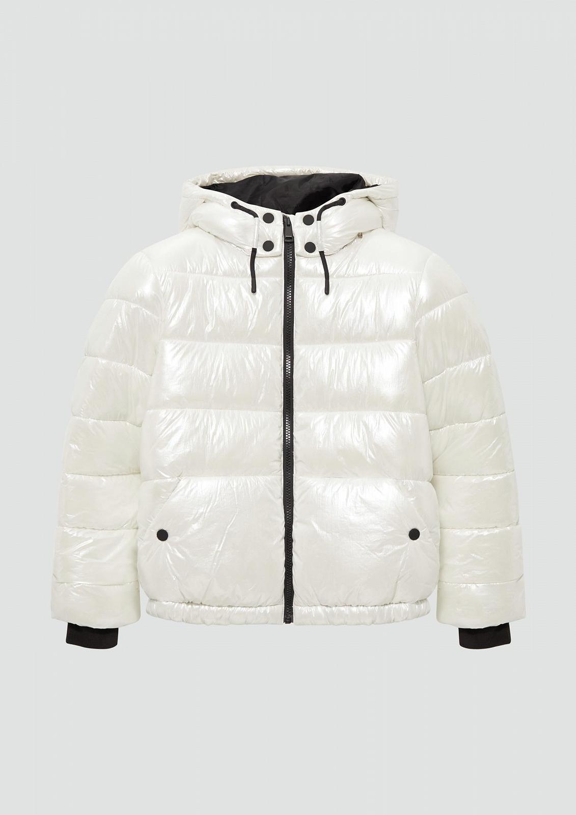 Куртка s.Oliver Тепла стьобана куртка з металевим ефектом, фото №4 Куртка s.Oliver Тепла стьобана куртка з металевим ефектом, фото №4