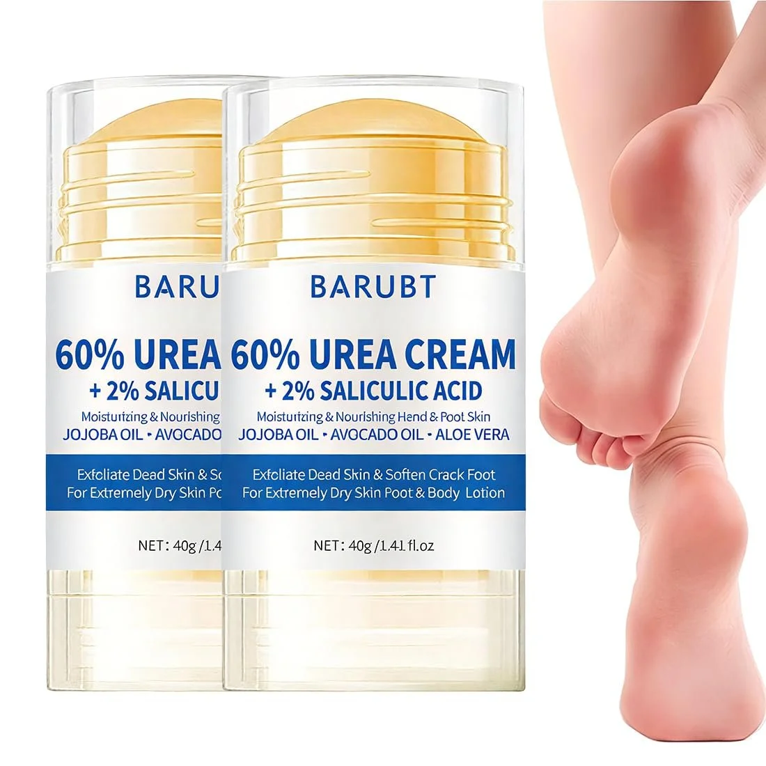Крем для рук и ног Urea 60% увлажняющий набор 2 шт, фото №1 Крем для рук и ног Urea 60% увлажняющий набор 2 шт, фото №1