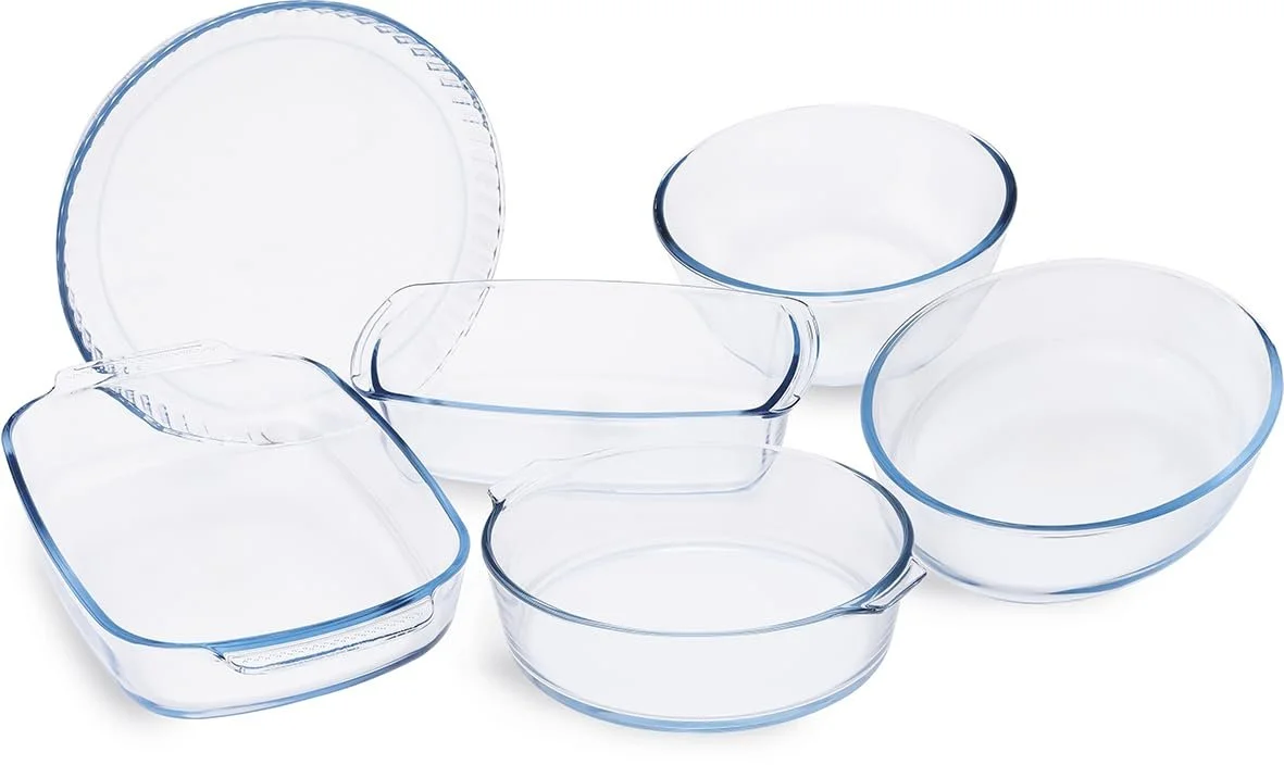 Форма для запекания Guardini Боросиликатное стекло 27 см 1.6 л Прозрачный/Светло-голубой, фото №4