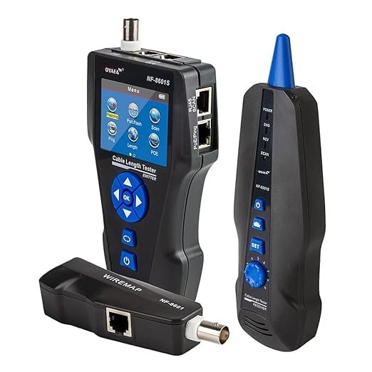 Тестер мережевого кабелю NOYAFA TDR NF-8601S, фото №8 Тестер мережевого кабелю NOYAFA TDR NF-8601S, фото №8