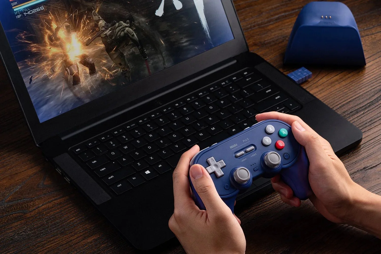 Геймпад 8Bitdo Pro 3 Windows/Android/Switch 2/macOS TMR Violet + Док-станция, фото №8