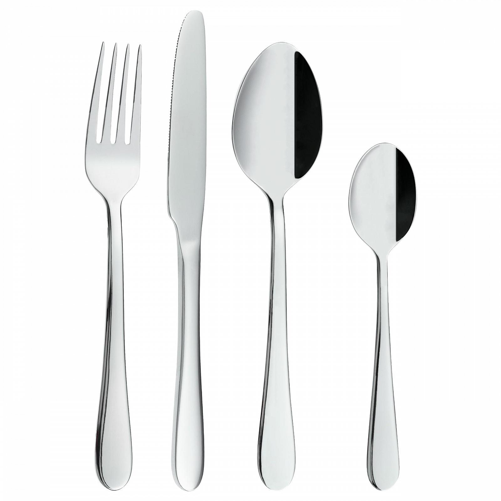 Набор столовых приборов Windsor, зеркальный, 24 предмета, фото №2 Набор столовых приборов Windsor, зеркальный, 24 предмета, фото №2