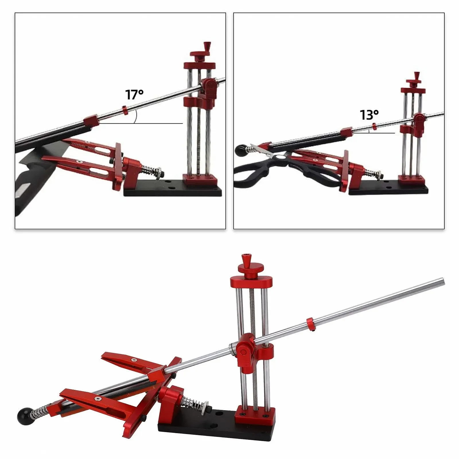 Набор для заточки ножей High Precision Reversible Adjustable Aluminum Alloy Stainless Steel, фото №7