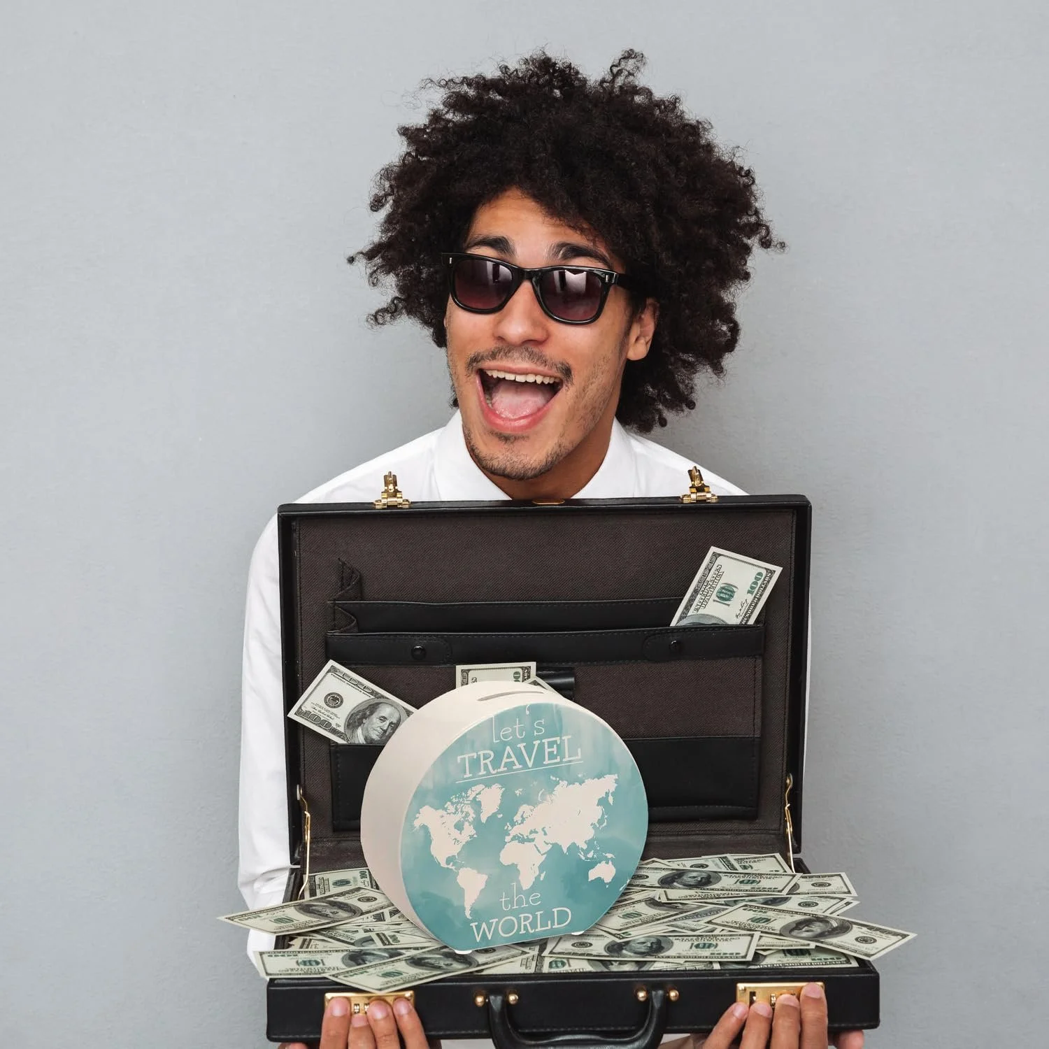 Скарбничка Let's Travel The World з картою світу, фото №5