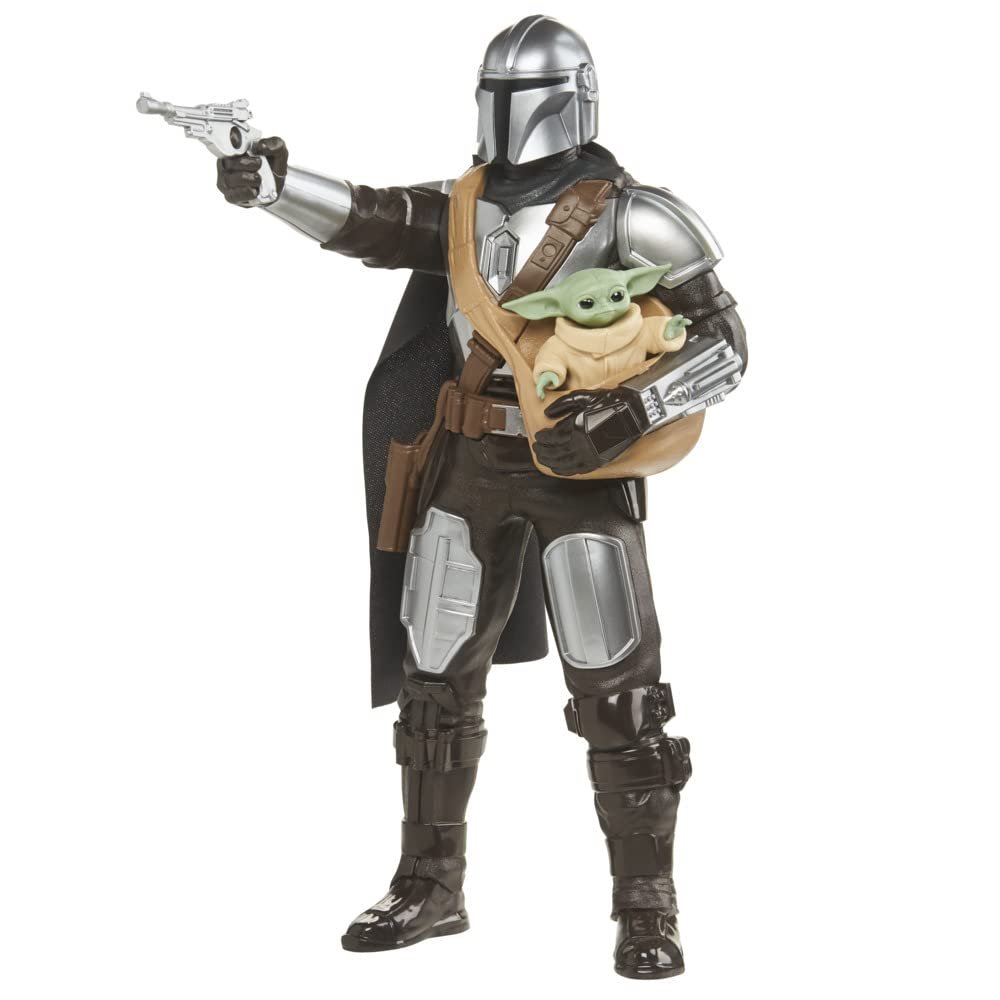 Фігурки Star Wars The Mandalorian & Grogu Galactic Action, інтерактивні, електронні, масштаб 30 см, фото №2
