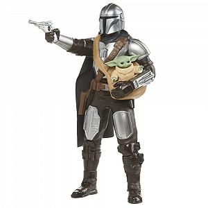 Фігурки Star Wars The Mandalorian & Grogu Galactic Action, інтерактивні, електронні, масштаб 30 см synthetic.ua - Фото 1