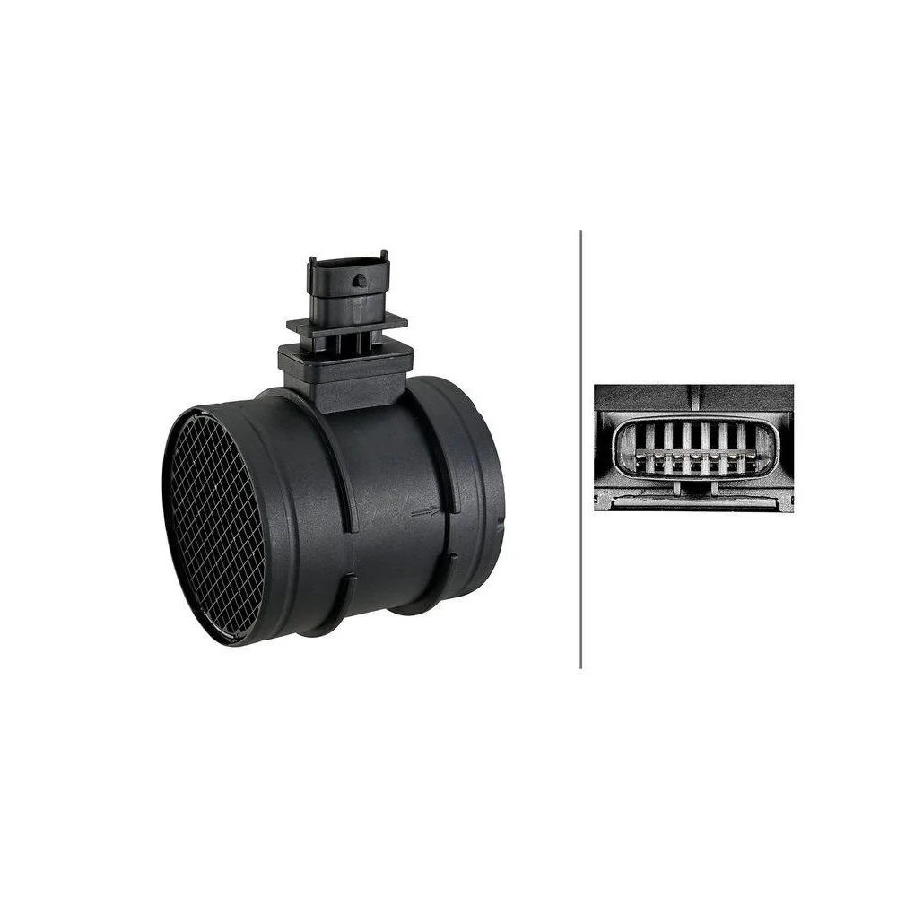 Датчик масової витрати повітря HELLA 8ET 009 149-281 для ALFA ROMEO CITROËN FIAT IVECO LANCIA, фото №1