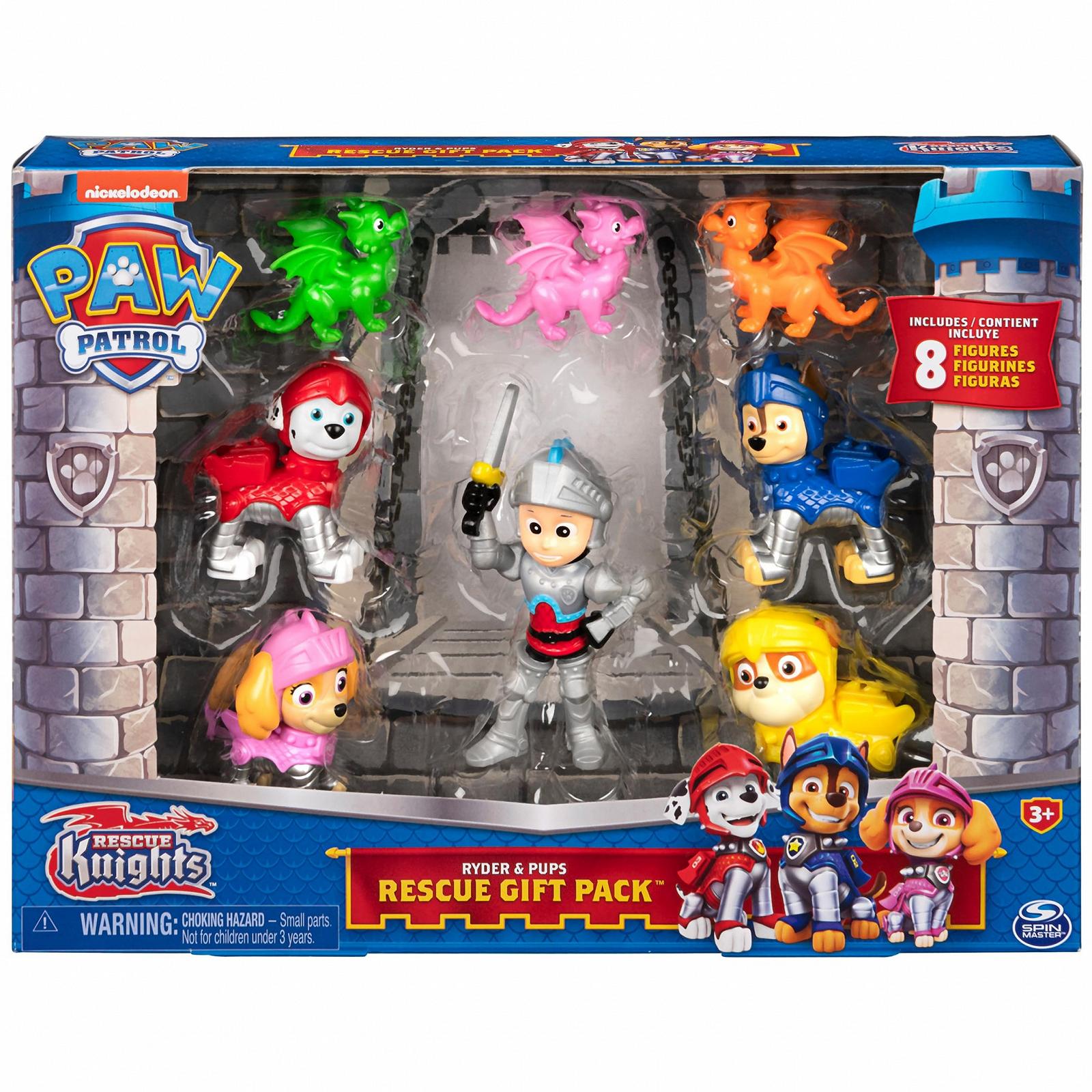 Игровой набор Paw Patrol Rescue Knights Райдер и щенки, 8 игрушечных фигурок, фото №2