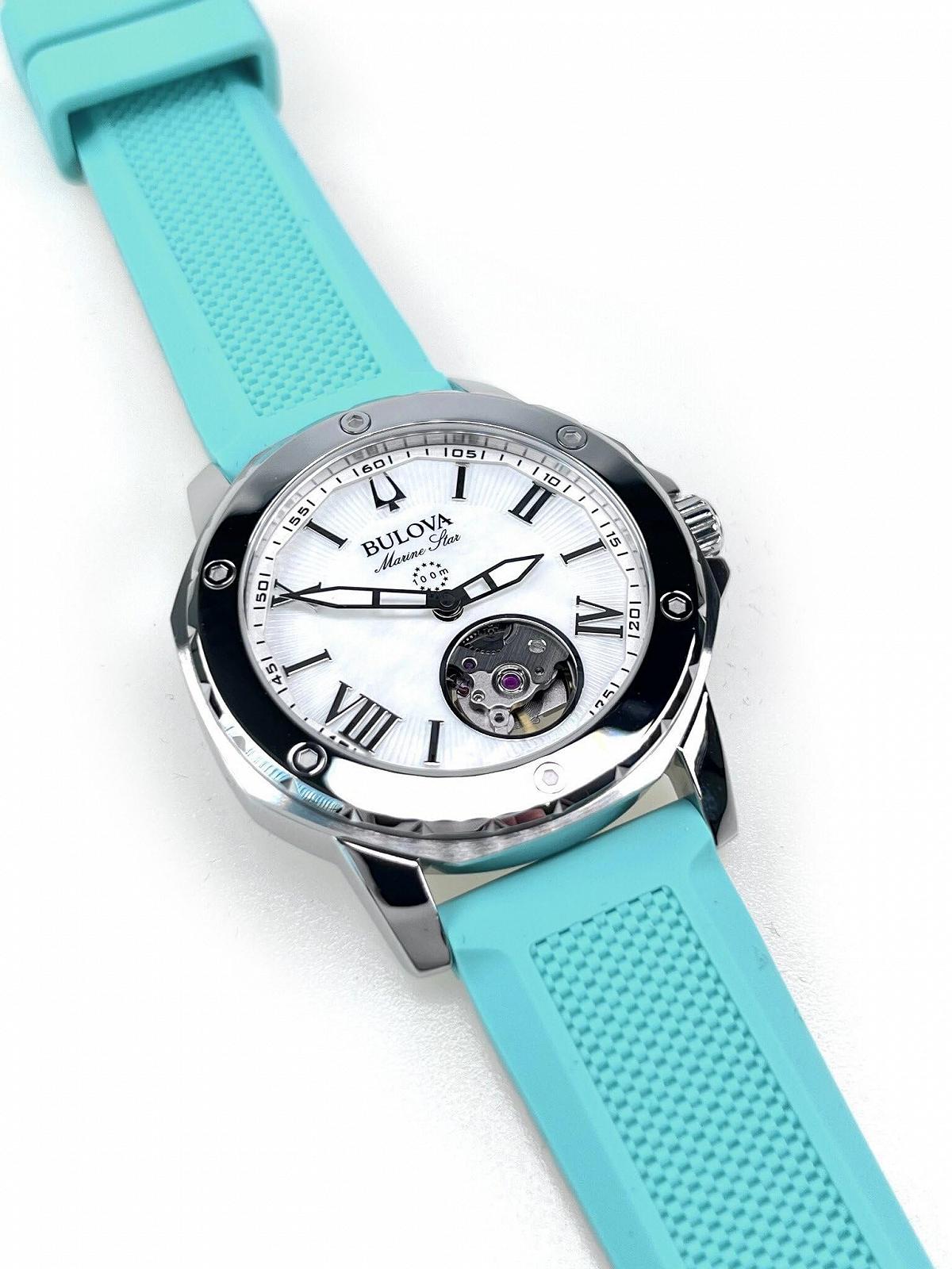 Автоматические часы Bulova 96L325, серебряный, Ремешок., фото №3 Автоматические часы Bulova 96L325, серебряный, Ремешок., фото №3