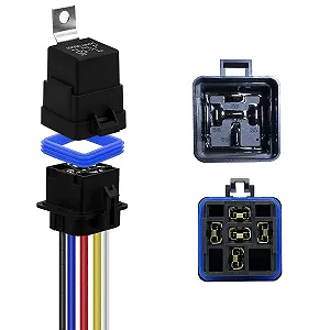 Автомобільне реле GUUZI 30/40 A 12V DC Black - Фото 1