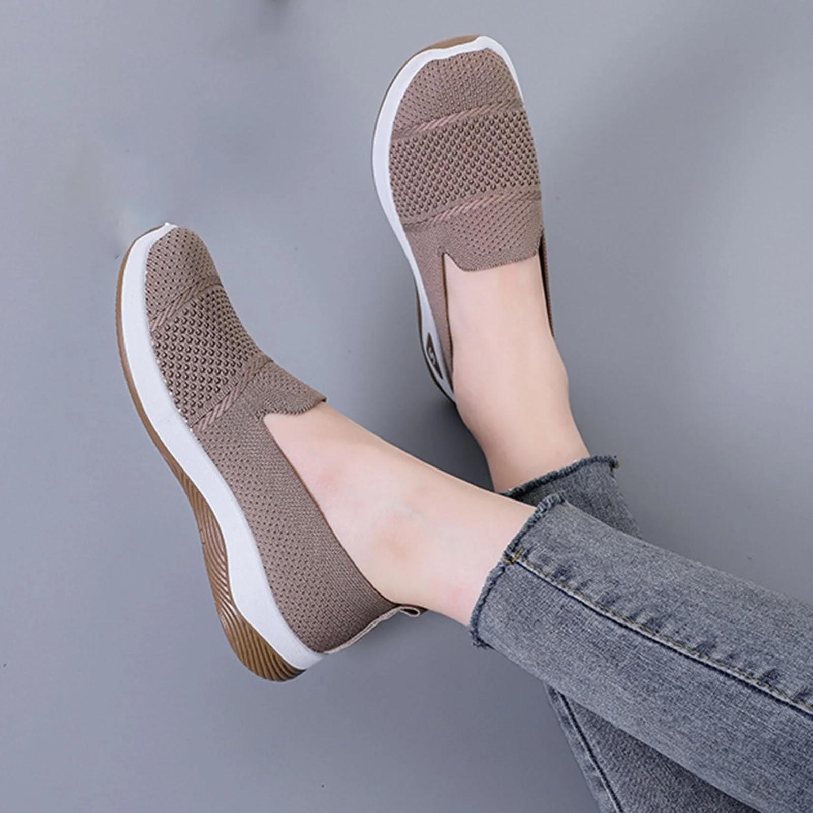 Кроссовки ортопедические Gyaimxfu женские без шнурков, фото №6 Кроссовки ортопедические Gyaimxfu женские без шнурков, фото №6