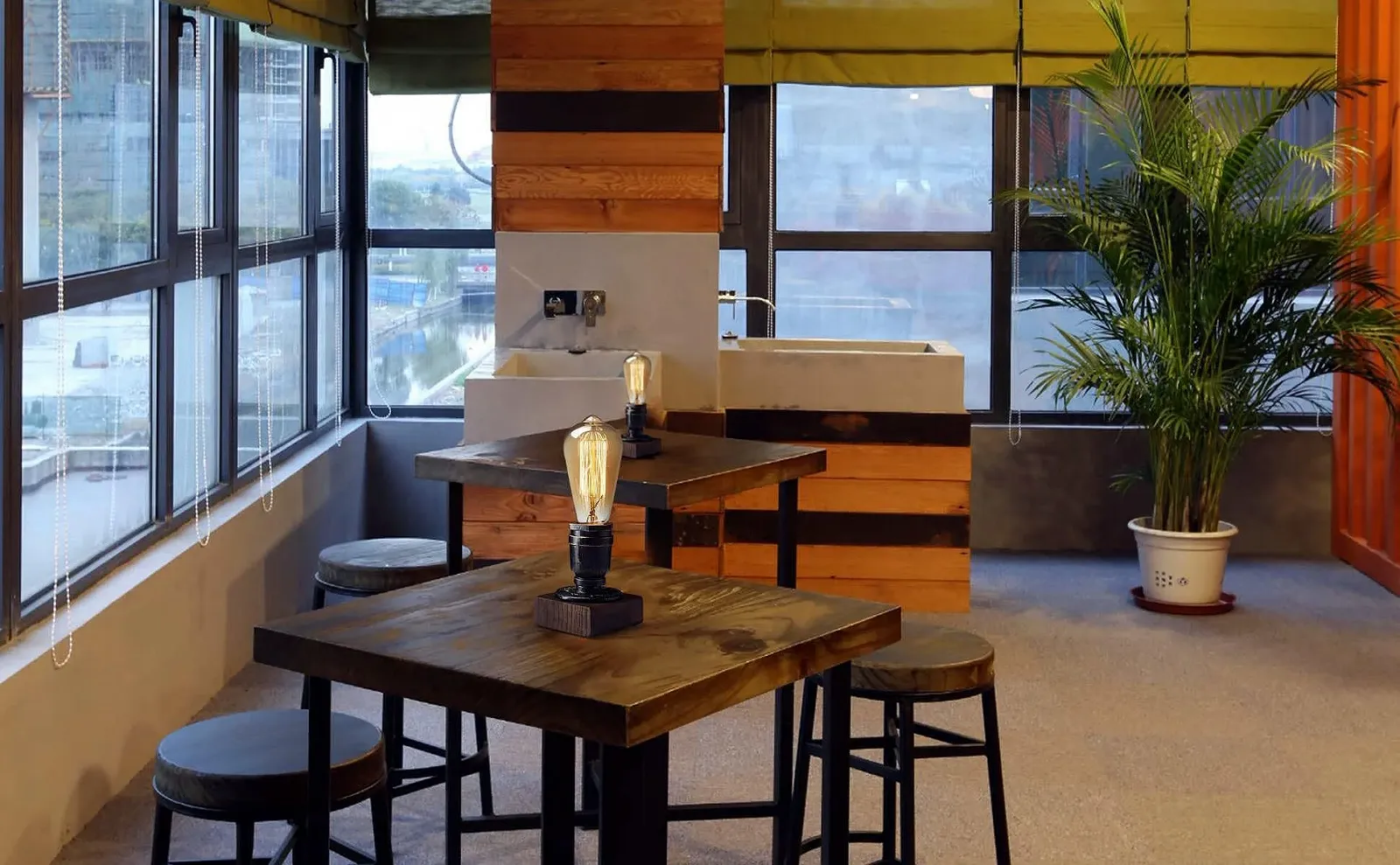 Настільна лампа XIHOME Industrial Steampunk Vintage Style Iron Retro E27, фото №8