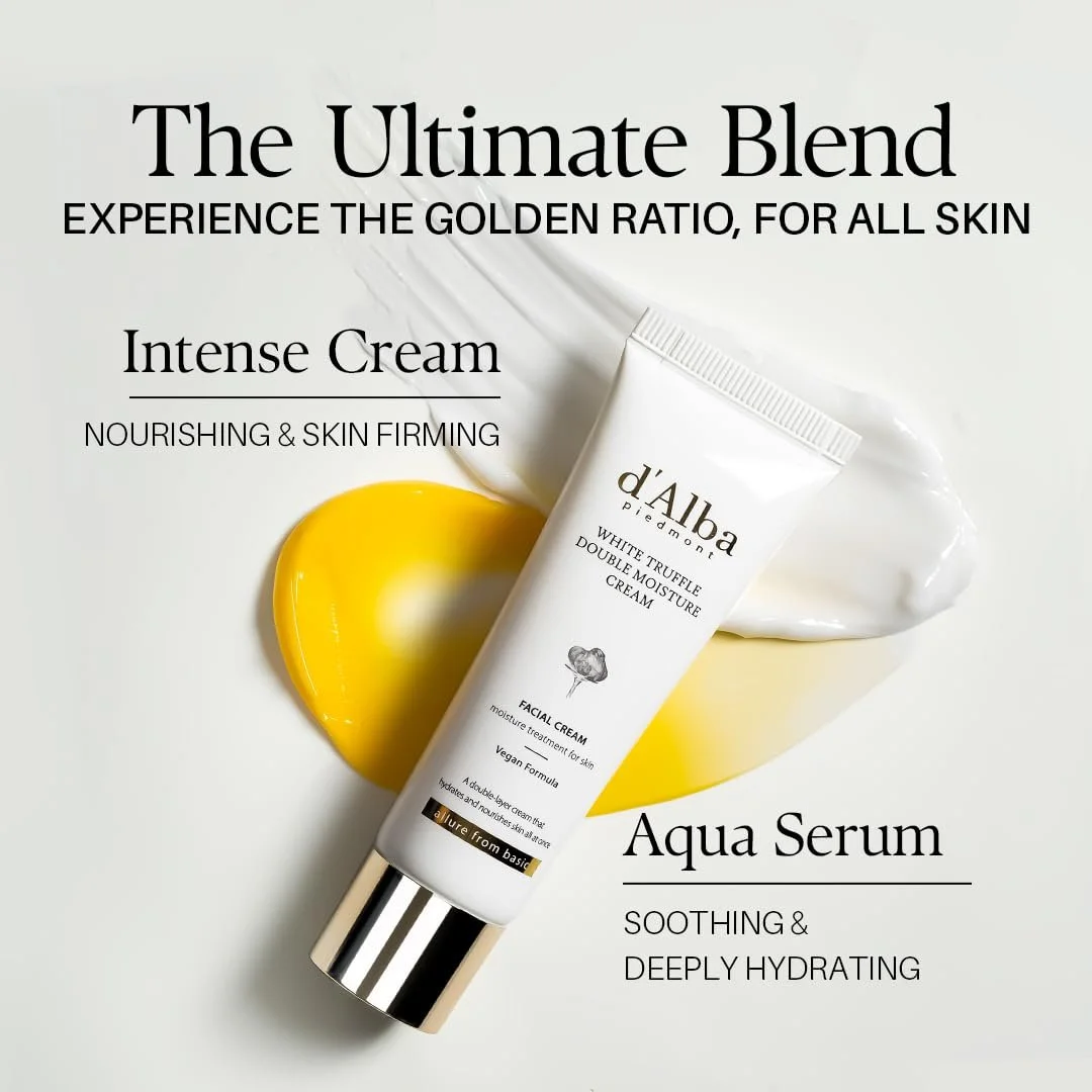 Крем-сыворотка d'alba Italian White Truffle Double Serum & Cream Интенсивный уход 2-в-1 для упругости и сияния 60 мл (Тюбик), фото №4 Крем-сыворотка d'alba Italian White Truffle Double Serum & Cream Интенсивный уход 2-в-1 для упругости и сияния 60 мл (Тюбик), фото №4