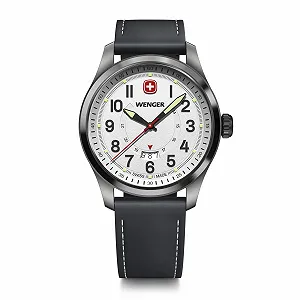 Мужские наручные часы WENGER Terragraph Analog Quartz, 
																																																																																																																																																																																																																																																																																																																																																																																																																																																																																																																																		 43 мм Swiss Made, водонепроницаемость до 100 м - Фото 1