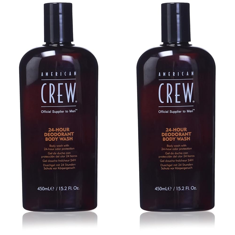 Гель для душа AMERICAN CREW 24h Deodorant увлажняющий против запаха тела с маслом чайного дерева и мяты 450 мл 2 шт., фото №1