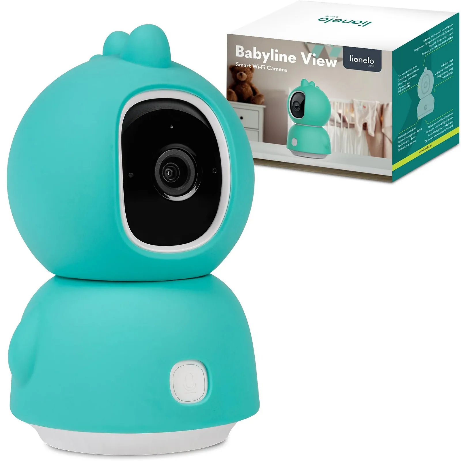 Видеоняня Lionelo Babyline View 330° App Controlled Two-Way Communication Motion Sensor White/Wood, фото №1 Видеоняня Lionelo Babyline View 330° App Controlled Two-Way Communication Motion Sensor White/Wood, фото №1