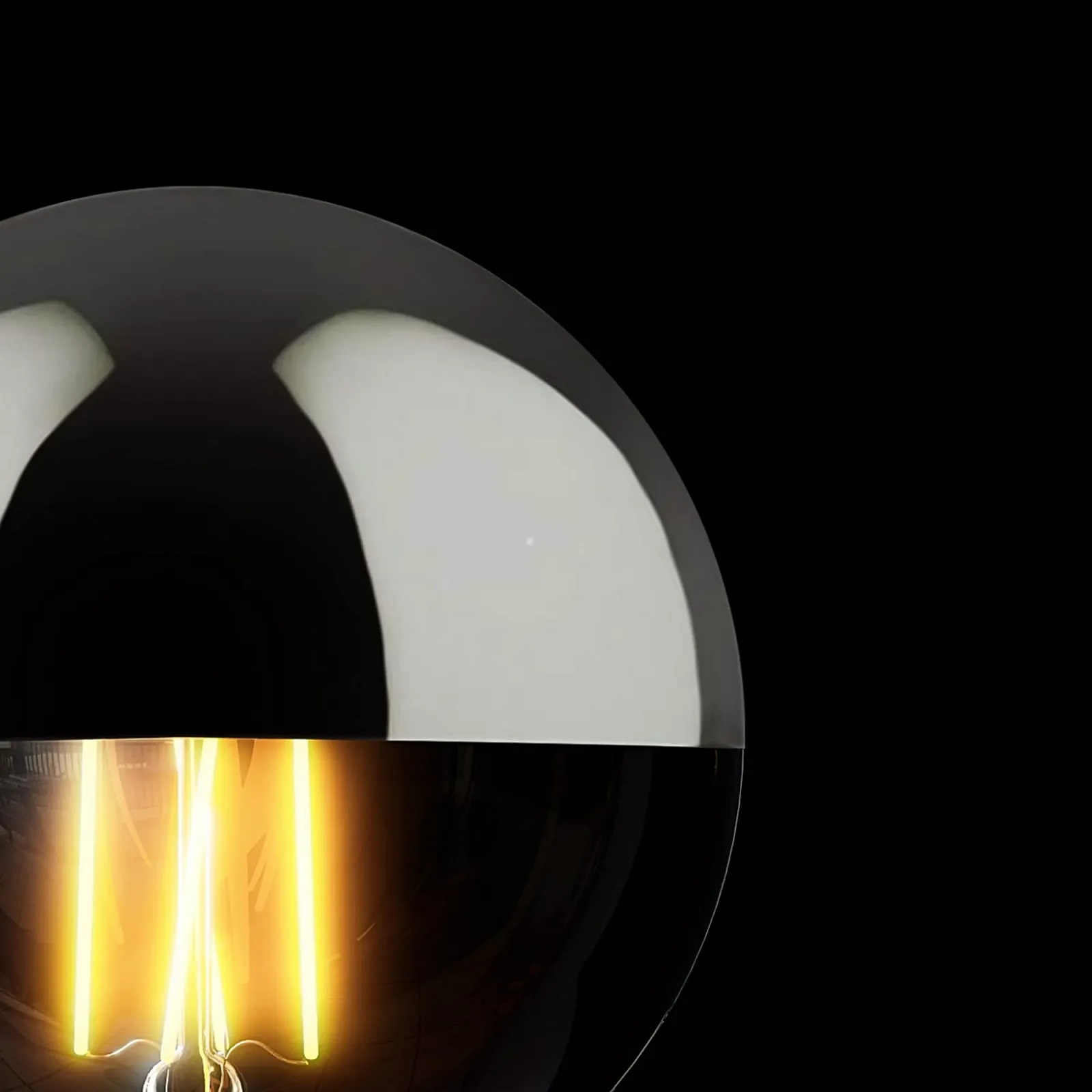 Настільна лампа SSC-LUXon NAMBI LED Mirror Head E27 Чорна, фото №6