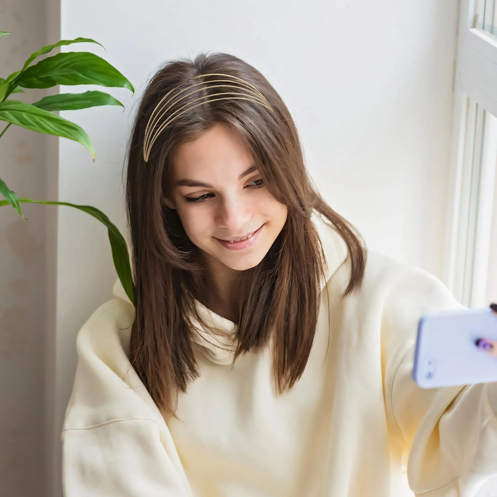 Набор обручей на голову 3 шт., фото №4 Набор обручей на голову 3 шт., фото №4