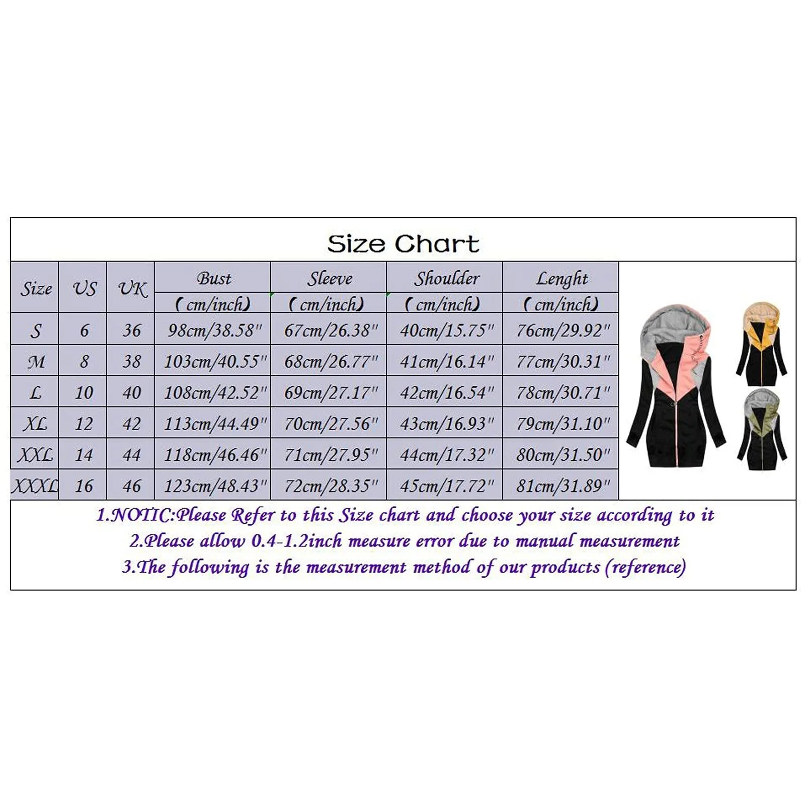 Флісова куртка з капюшоном SRZYMJ Жіноча, фото №5 Флісова куртка з капюшоном SRZYMJ Жіноча, фото №5