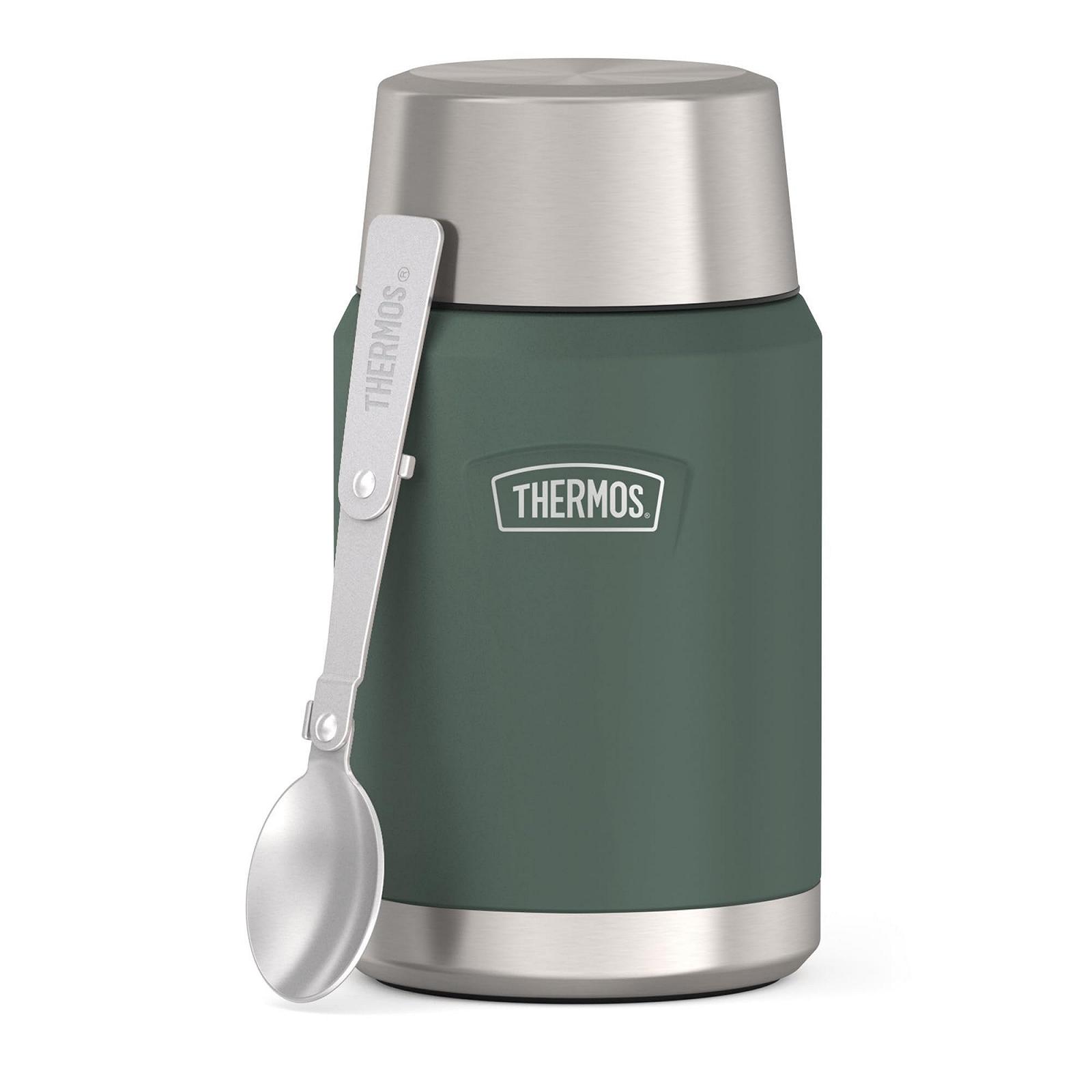 Термос для їжі Thermos ICON 0.71 л нержавіюча сталь зі складаною ложкою Темно-зелений, фото №1 Термос для їжі Thermos ICON 0.71 л нержавіюча сталь зі складаною ложкою Темно-зелений, фото №1