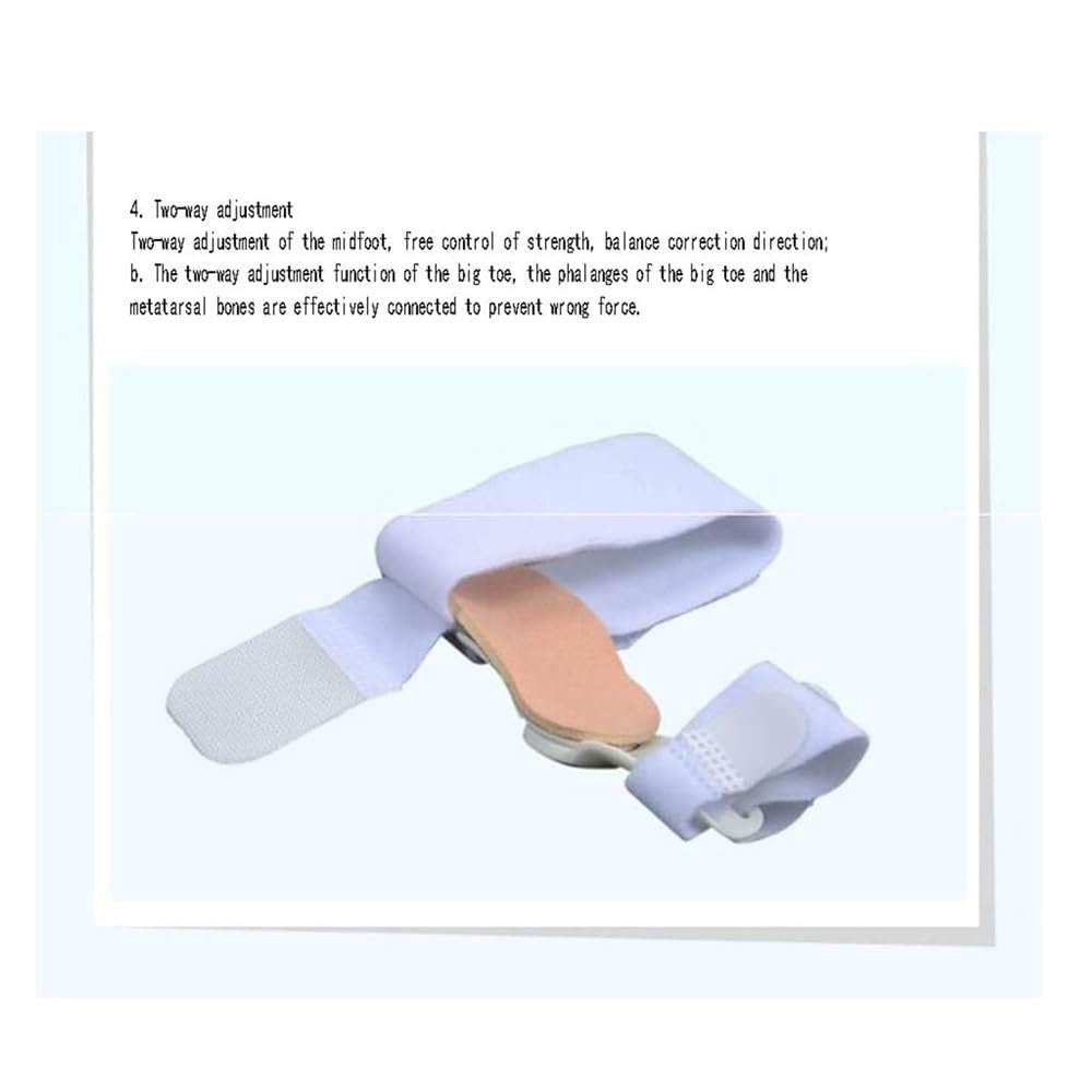 Коректор великого пальця стопи для чоловіків і жінок, ортопедична шина для полегшення болю при вальгусній деформації, фото №3