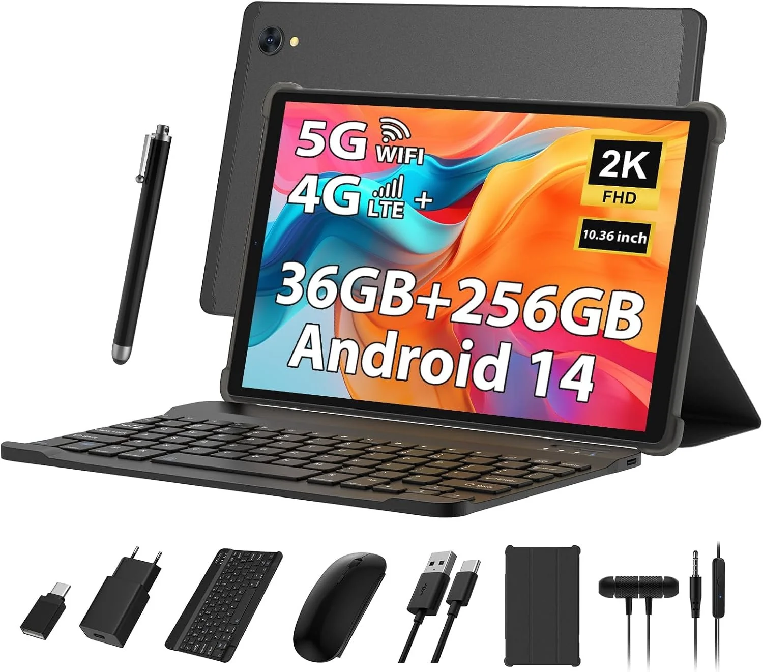 Планшет 10.4" Full HD PIXPEAK U921 12+24/256 ГБ 4G 2-SIM 8 ядер Android 14 8000 mAh Серый, фото №1 Планшет 10.4" Full HD PIXPEAK U921 12+24/256 ГБ 4G 2-SIM 8 ядер Android 14 8000 mAh Серый, фото №1