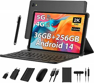 Планшет 10.4" Full HD PIXPEAK U921 12+24/256 ГБ 4G 2-SIM 8 ядер Android 14 8000 mAh Серый - Фото 1