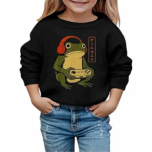 Худи с длинными рукавами для девочки с принтом, повседневный пуловер для детей и подростков, мягкий флис, теплая зимняя осенняя одежда synthetic.ua - Фото 1