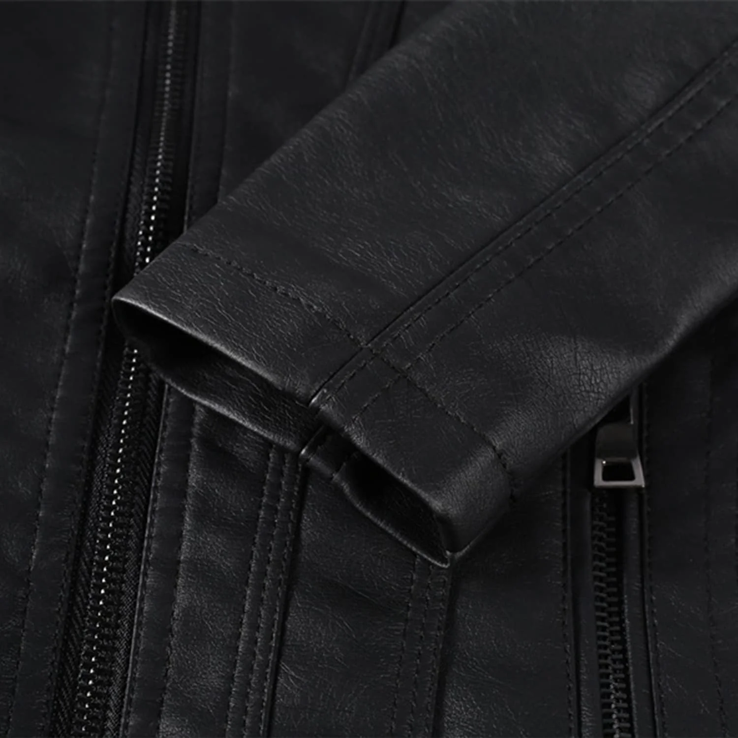 Шкіряна куртка Petalum Дитяча штучна шкіра Чорна, фото №5