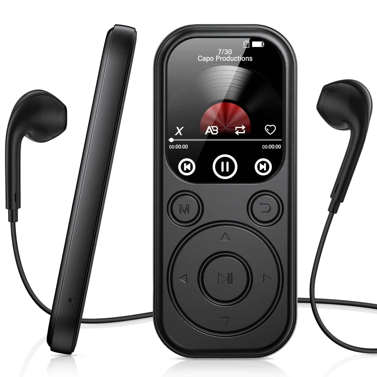 MP3 плеер RWSRW 128GB Bluetooth 5.4 Черный, фото №1