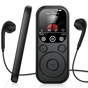 MP3 плеєр RWSRW 128GB Bluetooth 5.4 Чорний - Фото 1
