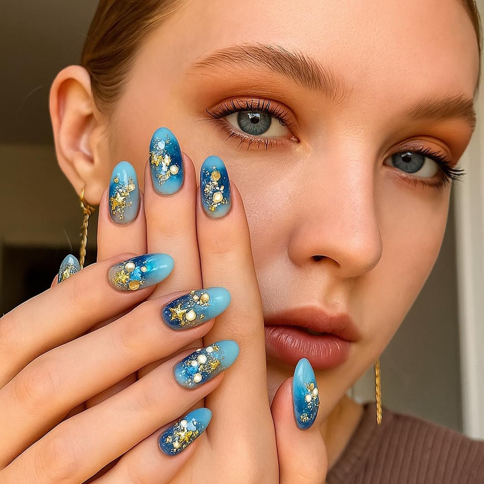 Прикраса для нігтів Літня мушля, Золотий Пляж Морські прикраси, фото №5