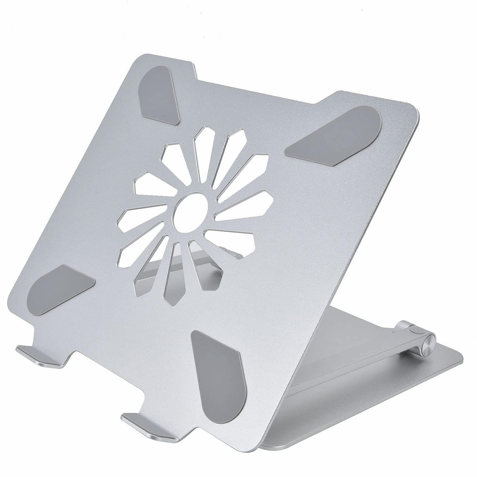 Подставка для ноутбука из алюминиевого сплава Регулируемая по высоте Портативная подставка для компьютера Охлаждающая подставка Серебристый, фото №5 Подставка для ноутбука из алюминиевого сплава Регулируемая по высоте Портативная подставка для компьютера Охлаждающая подставка Серебристый, фото №5