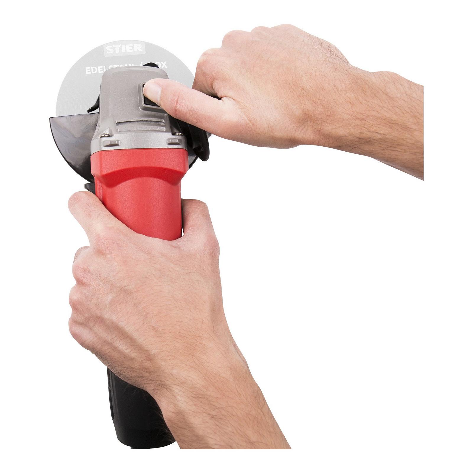 Угловая шлифмашина STIER AG125CD 850 Вт 125 мм, фото №4 Угловая шлифмашина STIER AG125CD 850 Вт 125 мм, фото №4